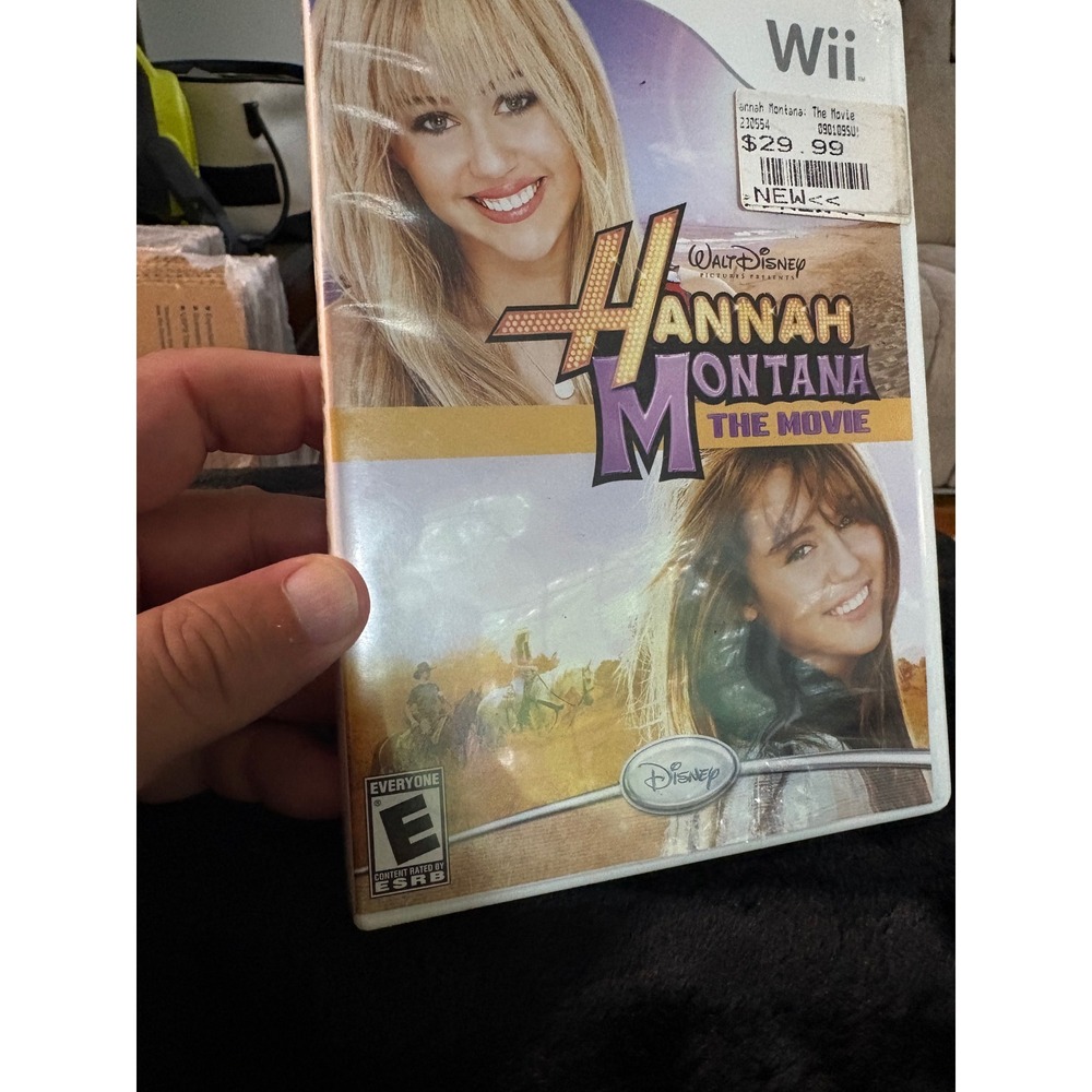 Hannah Montana The Movie Nintendo Wii Video Game Disney Miley Cyrus Music Dance